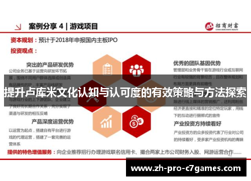 提升卢库米文化认知与认可度的有效策略与方法探索 提升卢库米文化认知与认可度的有效策略与方法探索